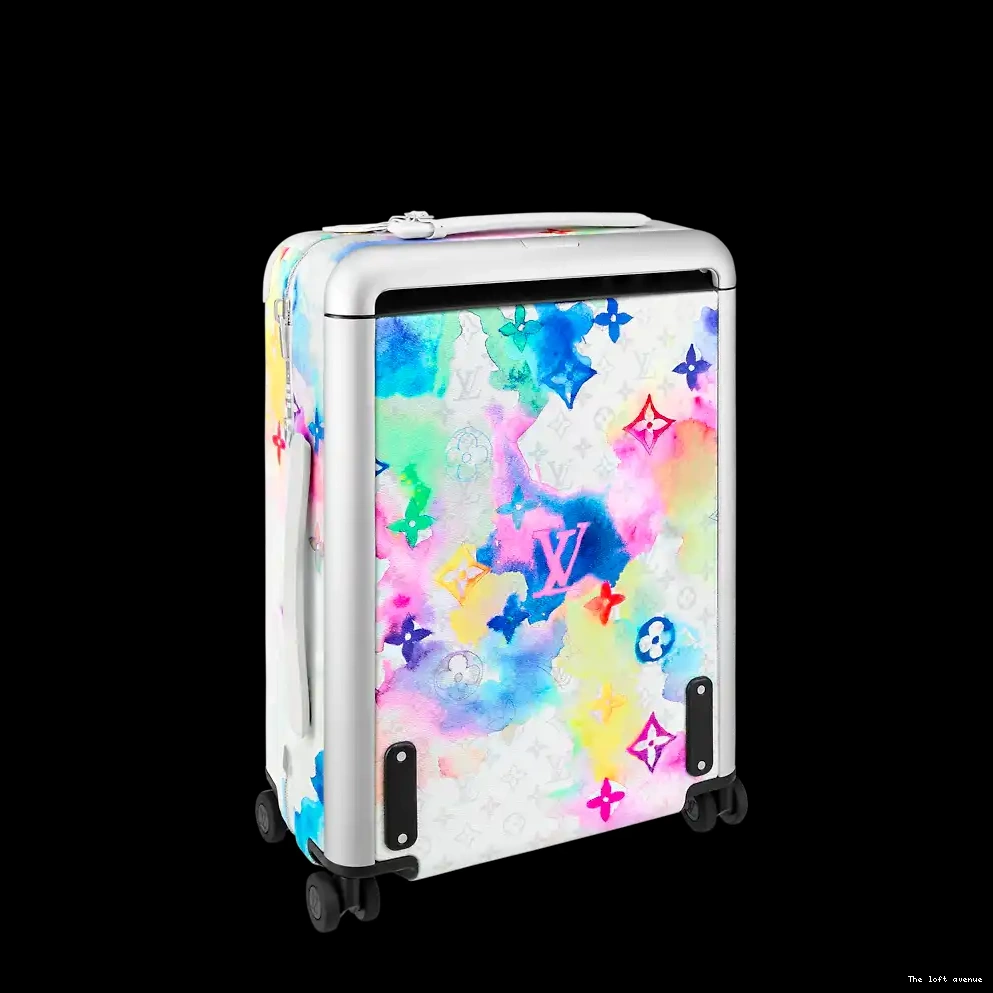 WATERCOLOUR HORIZON MONOGRAM SUITCASE 55 37L CUSTOM 0528